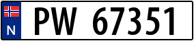 Truck License Plate